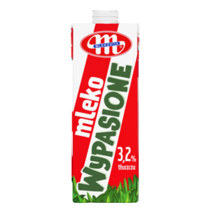 Mlekovita Mleko UHT 3,2% tłuszczu Wypasione 1l X12