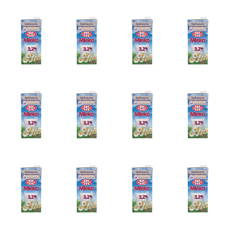 Mlekovita Mleko UHT 3,2% tłuszczu 1l X12