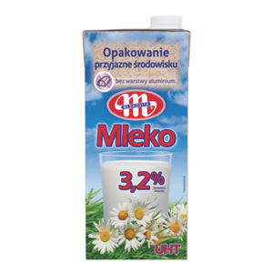 Mlekovita Mleko UHT 3,2% tłuszczu 1l X12