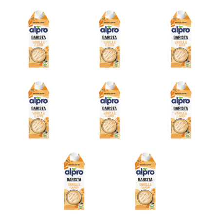 Alpro Owsiano-Sojowe Barista Wanilia 750ml X8