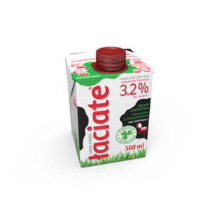 Mleko łaciate UHT 0,5L 3,2% X8