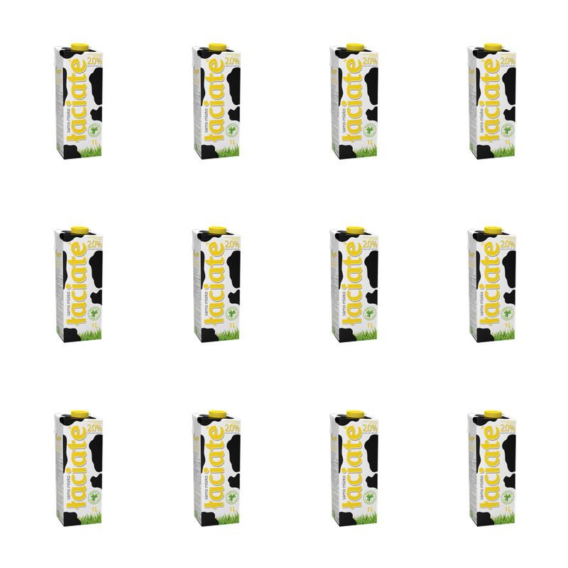 Mleko Polskie Łaciate Krowie UHT w Kartonie Naturalne Świeże 2% 1 L Mlekpol X12