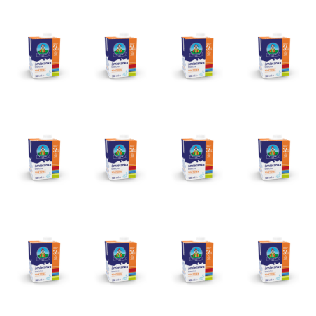 Śmietanka Łowicka UHT 36% 500g Łowicz X12