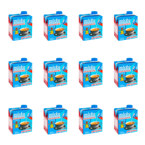 Spółdzielnia Mleczarska w Gostyniu. Mleko zagęszczone niesłodzone 7,5% gostyńskie 500g X12
