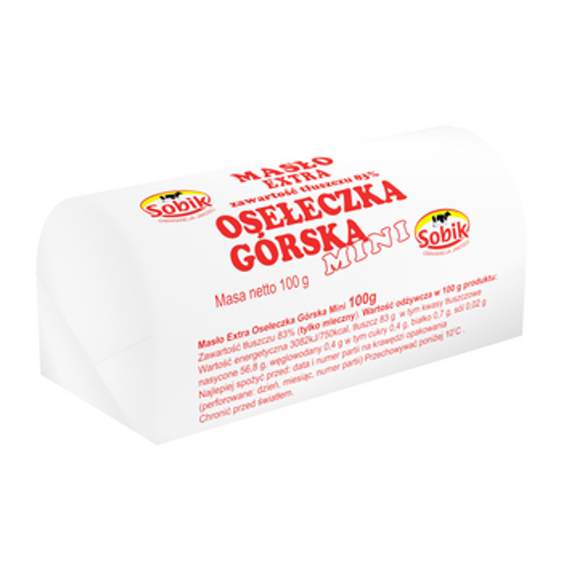 Sobik Osełeczka Górska mini masło extra 100g