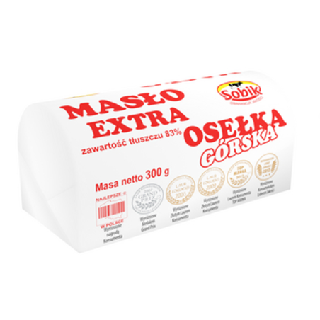 Sobik Osełka Górska masło extra 300g