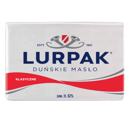 Lurpak Duńskie Masło Klasyczne 82% tł 200g