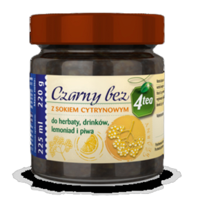 Czarny bez z sokiem cytrynowym 225 ml 4tea