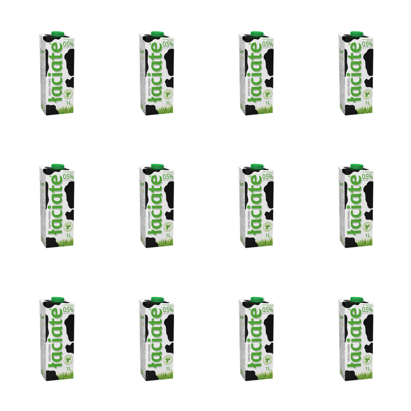 Mleko UHT łaciate 0,5% 1l X12