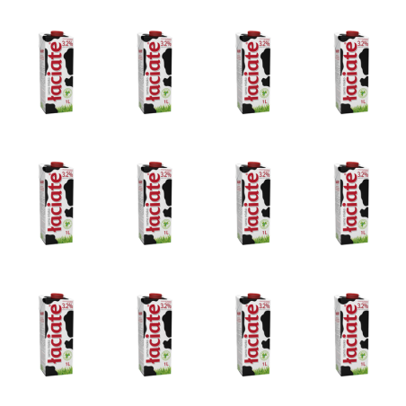 Mleko UHT Łaciate 3,2% , 1 l X12