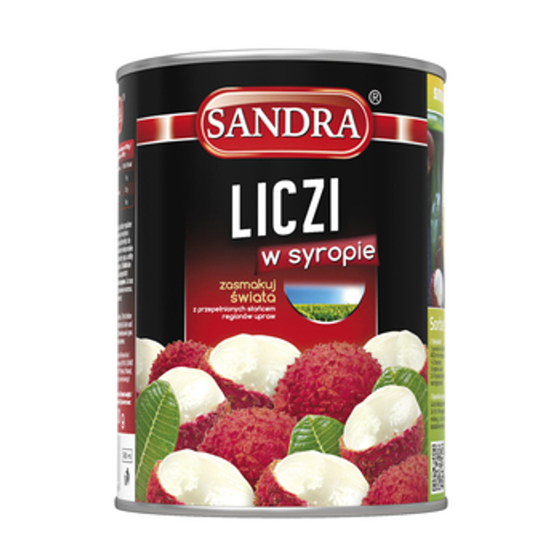 Liczi w syropie 565 g Sandra
