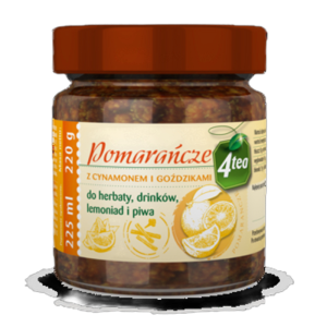 Pomarańcze z cynamonem i goździkami 225 ml 4tea