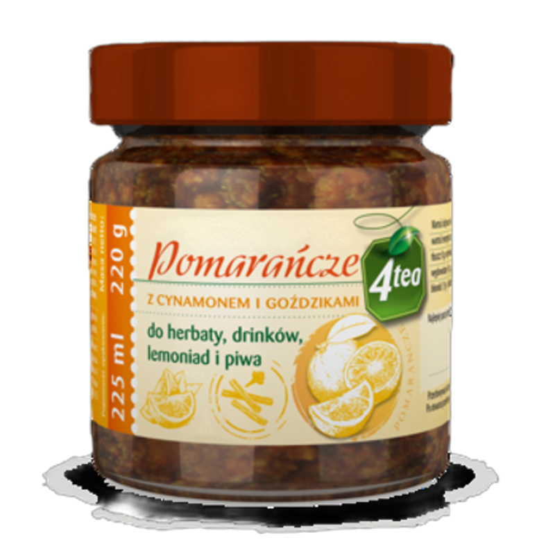 Pomarańcze z cynamonem i goździkami 225 ml 4tea
