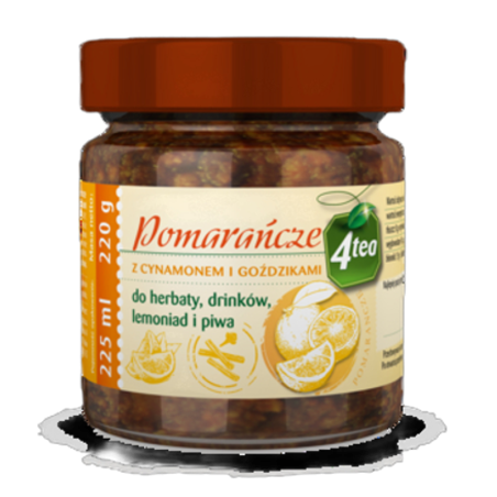 Pomarańcze z cynamonem i goździkami 225 ml 4tea