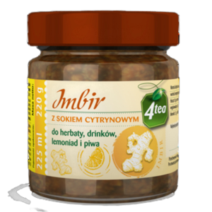 Imbir z sokiem cytrynowym 225ml 4tea