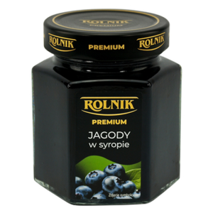 Jagody w syropie 320 g Rolnik