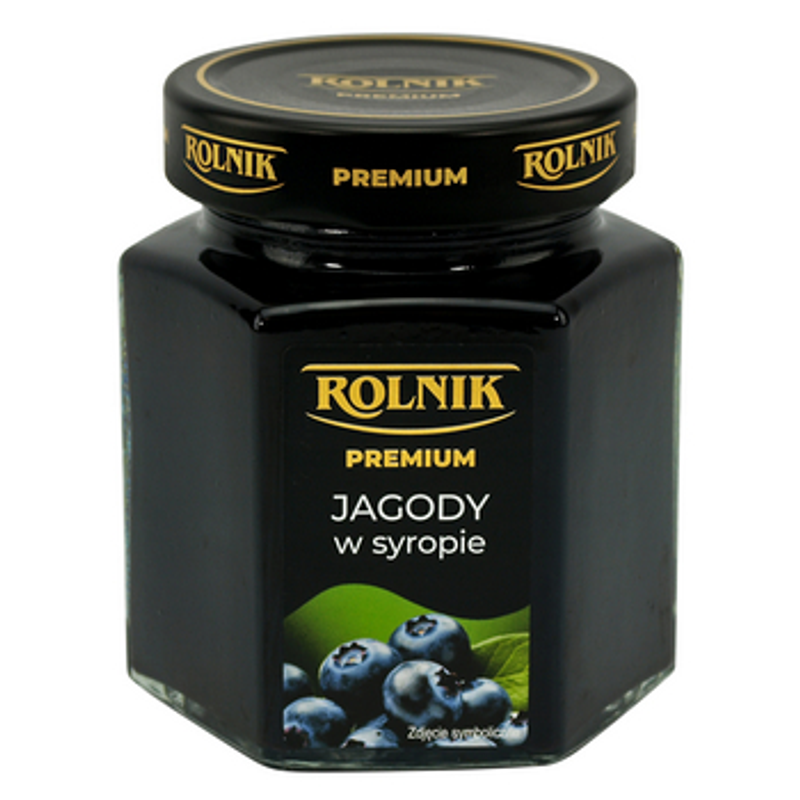 Jagody w syropie 320 g Rolnik