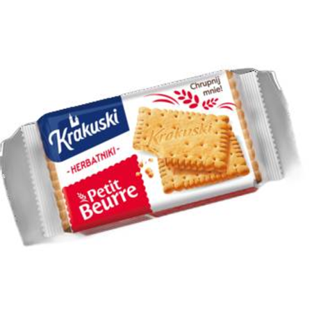 Herbatniki bez Czekolady Klasyczne Petit Beurre Ciasteczka - Krakuski 50g