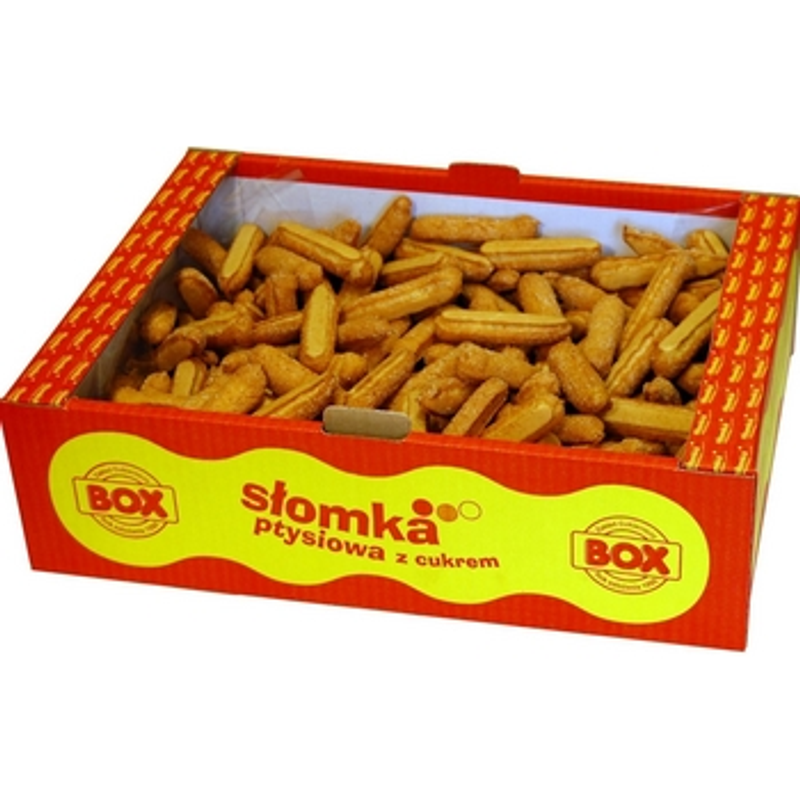 Słomka Ptysiowa Max z cukrem 1 kg