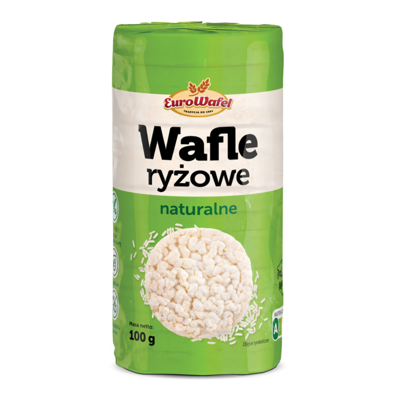 Eurowafel Wafle ryżowe 100g