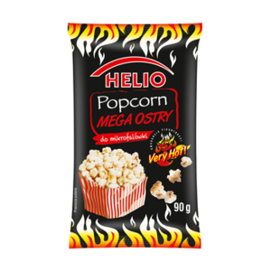 Popcorn do mikrofalówki mega ostry 90 g HELIO