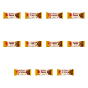 Sonko. 3 Lekkkie wafelki 3 ziarna w mlecznej czekoladzie 36g. X11