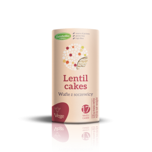 Lestello wafle z soczewicy 135g X12