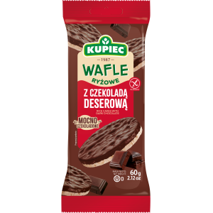 Kupiec wafle ryżowe w deserowej czekoladzie 60G