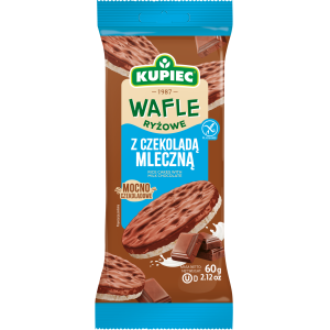 Kupiec wafle ryżowe w mlecznej czekoladzie 60G