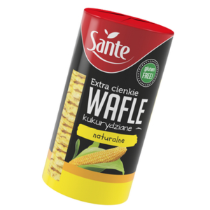 Extra Cienkie Wafle Kukurydziane 120g Sante