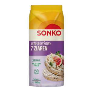 Sonko. Wafle ryżowe 7 ziaren 130 g.