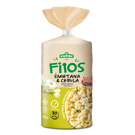 Kupiec Wafle kukurydziane śmietanka & cebula 120g
