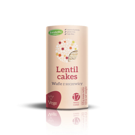 Lestello wafle z soczewicy 135g