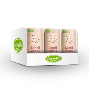 Lestello wafle z soczewicy 135g