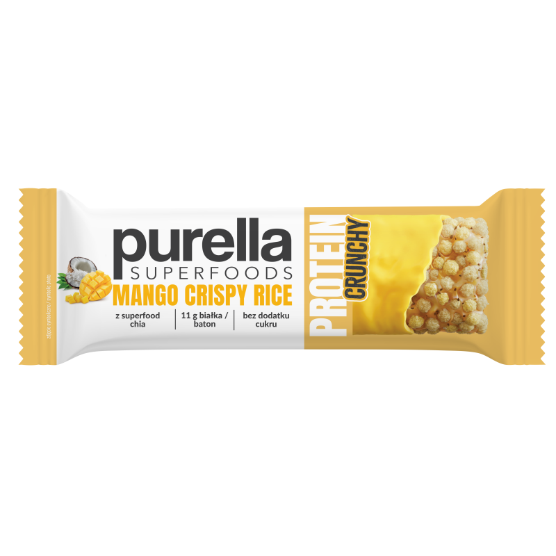 Purella Protein Mango Crispy Rice 45g