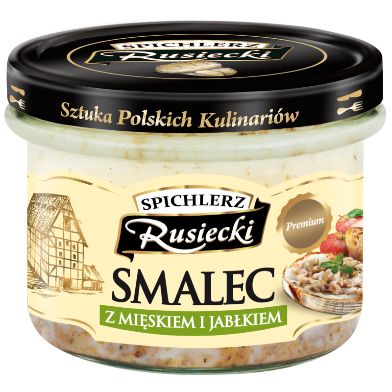 Spichlerz Rusiecki Smalec z mięskiem i jabłkiem 160g