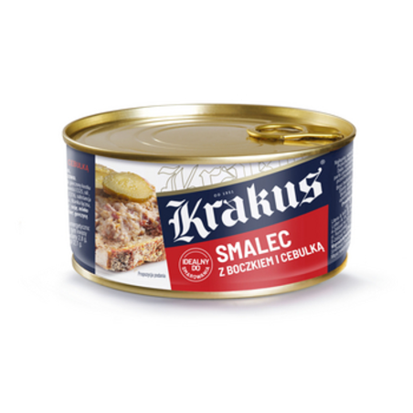 Smalec z boczkiem i cebulką 300g Krakus
