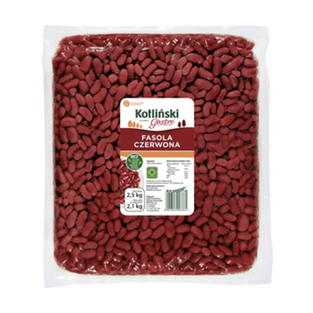 Fasola czerwona 2,5kg Kotliński Gastro