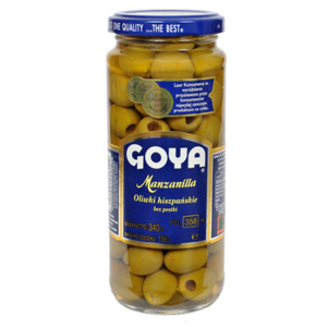 Goya Manzanilla - Oliwki Hiszpańskie Bez Pestek Drylowane w Słoiku 358 ml