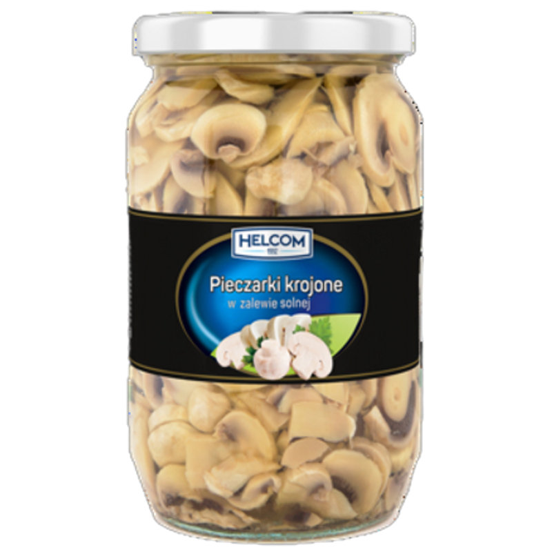 Pieczarki krojone w zalewie solnej 815 ml Helcom