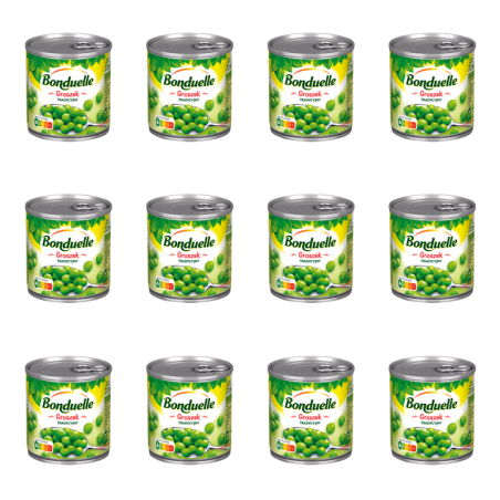 Bonduelle groszek 212 ml X12