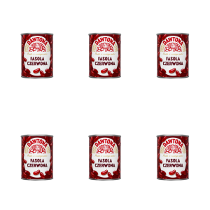 Fasola czerwona konserwowa 400g Dawtona X6