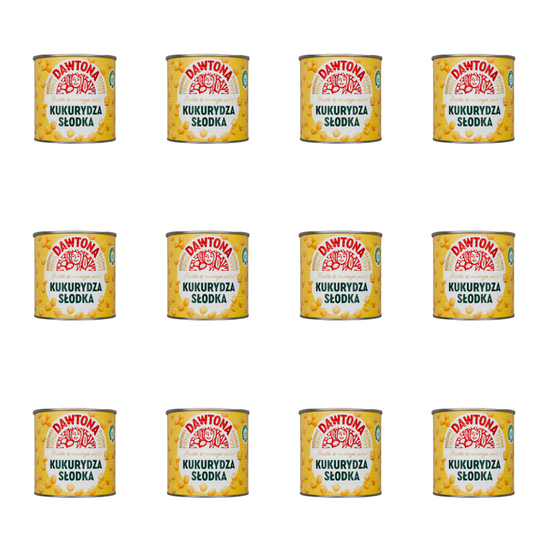 Kukurydza konserwowa słodka 400g Dawtona X12
