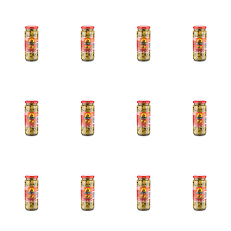 Hiszpańskie oliwki zielone drylowane 340 g/160 g Figaro X12