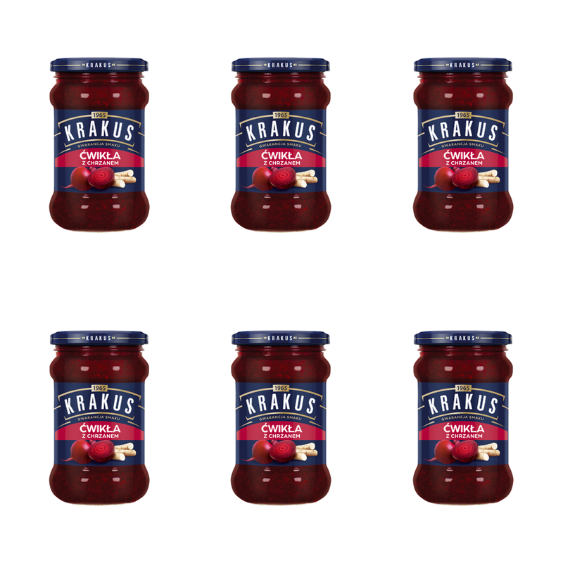 Krakus Ćwikła z chrzanem 300 g X6
