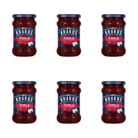 Krakus Ćwikła z chrzanem 300 g X6