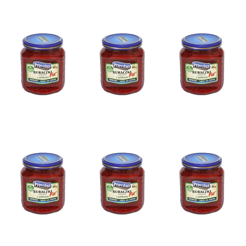 Buraczki zasmażane z jabłkami Provitus 480G X6