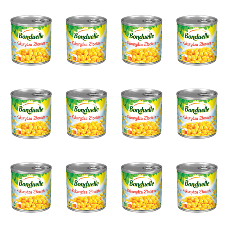 BONDUELLE Kukurydza Złocista Bonduelle 340 g X12