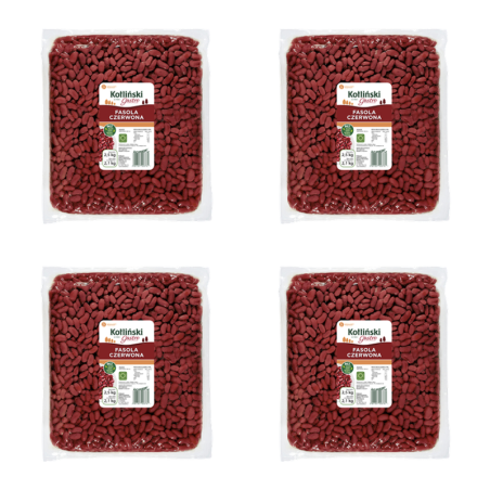 Fasola czerwona 2,5kg Kotliński Gastro X4