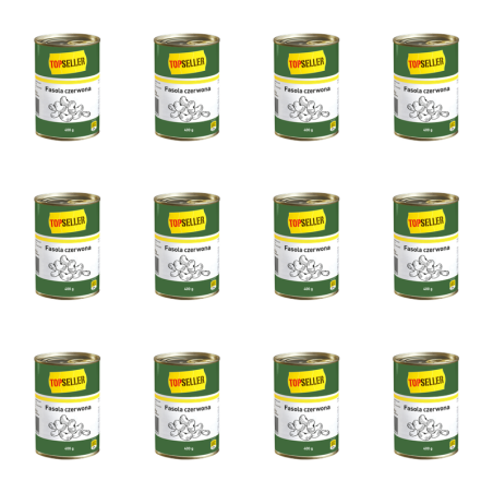 TOPSELLER Fasola czerwona 400 g X12